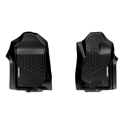 Front set of PX Ranger MUDTAMER floor mats on a white background